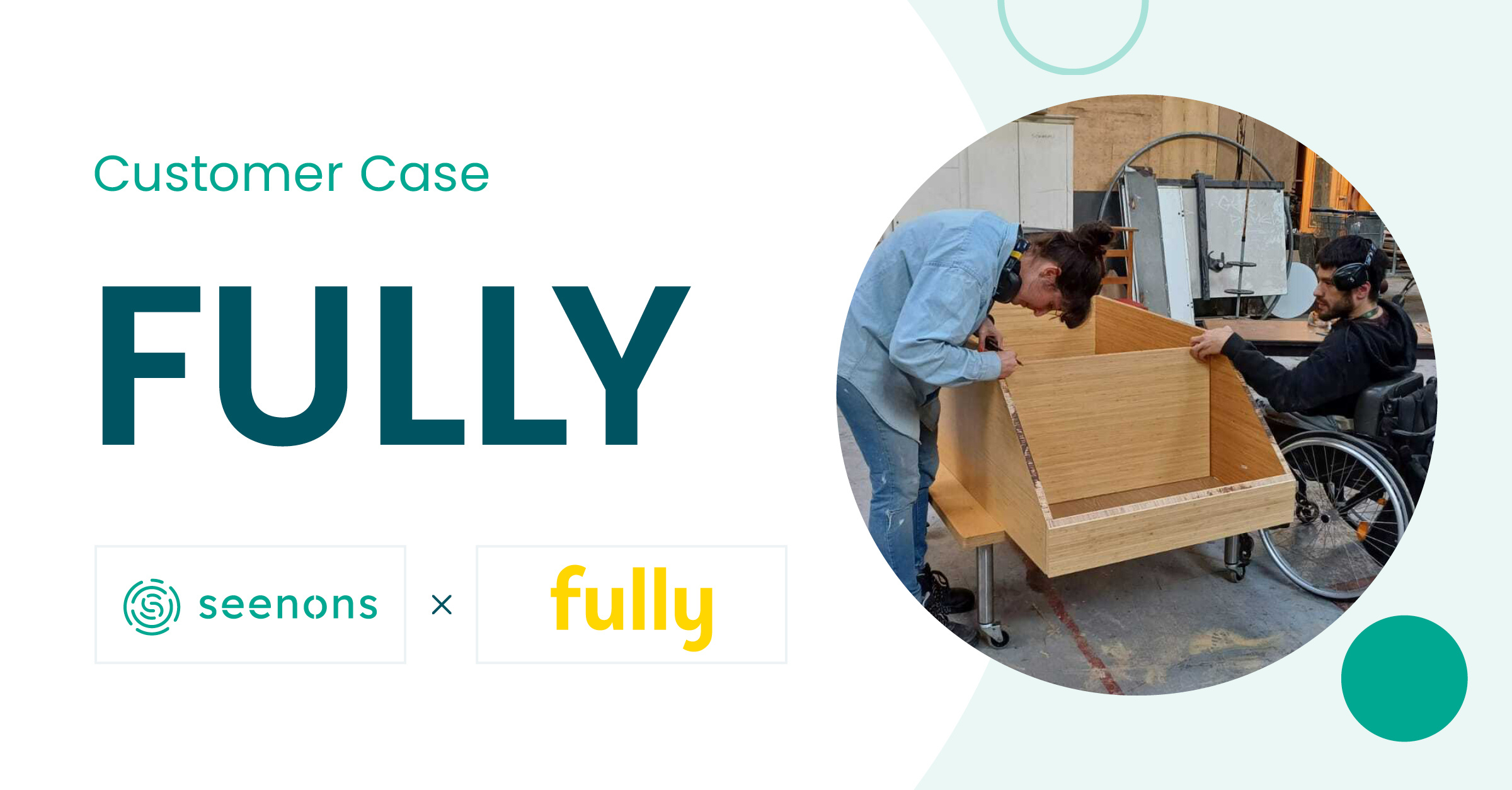 Fully en Seenons werken samen voor recyclage en hergebruik.